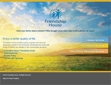 Tablet Screenshot of friendshiphousepa.org